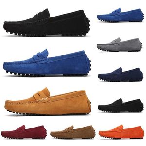 style09 fashion men Dress Shoes Black Blue Wine Red Breathable Comfortable Mens Trainers Canvas Shoe Sports Sneakers Runners Size 40-45