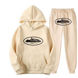 Toppkvalitet Sweatshirts Herr Cortezs Tracksuit Cortezs Hoodie Sweatshirts Rule The World Cortieze Cargo Suit UK Sweatpants Streetwear Corteizd 95 Hoodies 334