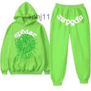 Mens Hoodies Sweatshirts Herr Tracksuit Sweat Suit Spider 555 Young Thugg Stars Samma 55555 Pants Hoodie Bibber och bodysuit Casual Leisure Cotton Fashio