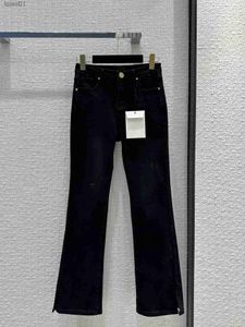 Women's Jeans Designer Jeans New Winter Fashion Straight Pants Brand Same Style Pants Luxury 1110-4 240304