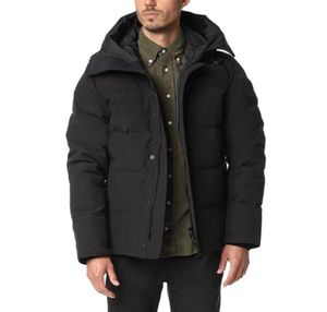 Inverno Doudoune Piumino da uomo Cappotto da esterno Parka con cappuccio Classico caldo antivento spesso parka nero cappotti blu navy Piumino bianco XS-3XL8874753