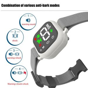 Deterrents Automatic Anti Barking Dog Collar Barkproof Collars Bark Stopper With Digital Display USB Rechargeable Training Collar For Dogs
