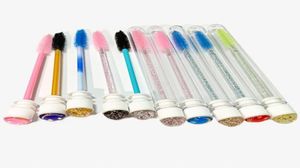 203050pcs Mascara Eyelash Spoolies Brushes Lash Tube Applicator Disposable Wand With Holder Makeup5790458
