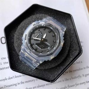 40 % RABATT Uhr Uhr Iced Out Digital Sport Quarz Herren wasserdicht Weltzeit LED Automatik Handlampe abnehmbar montiert Eiche ga2100