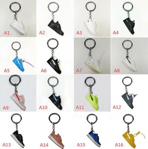 Designer Stereoscopic Sneakers Keychains 3D Basketball Shoes Keychain For Men Pendant Mini Sport Shoe Keyring With Logo(KEYKICKS)