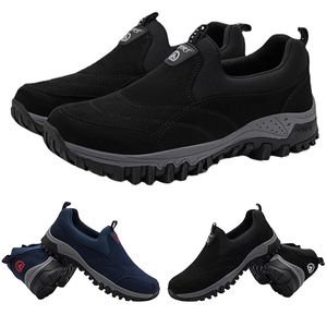 أحذية الجري للرجال للنساء من أجل Black Blue Breadable Recied Sports Trainer Sneaker Gai 028 XJ