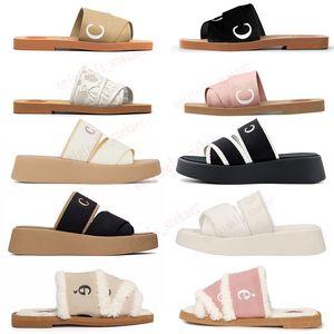 Bästa kvalitetsdesigner Sandaler Fashion Slippers Womens Sandals Summer Casual Bekväma andningsbara semester Slides strandskor Flat tofflor
