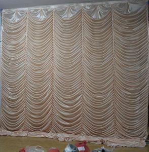 3M av 3M Wave Backdrop Wedding Decoration Party Curtain Celebration Stage Water Ripple Bakgrund Drapes4028593