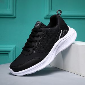 Erkekler için Sıradan Ayakkabı Siyah Mavi Gri Gai Nefes Alabilir Rahat Spor Eğitmeni Spor Sneaker Renk-18 Boyut 35-41
