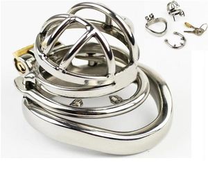 Hot Sale male device new -steel belt for men new devices cock cage with removable spike ring8165058