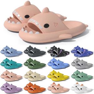 Free Shipping Designer shark slides one sandal slipper for men women GAI sandals pantoufle mules men women slippers trainers flip flops sandles color45