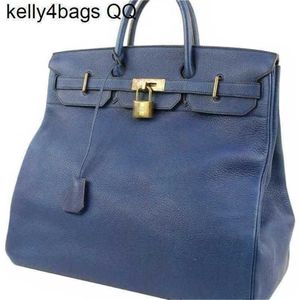 Borsa in pelle di vacchetta personalizzata Hac 50 cm stile Handswen fatta a mano di alta qualità Borsa Hac in vera pelle fatta a mano Handswen alta dimensione da viaggio grande Togo Le4SYG