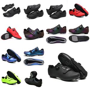 Sapatos de ciclismo masculinos esportivos, sapatos de bicicleta de estrada de terra, velocidade plana, tênis para ciclismo, mountain bike, calçados spd, tênis de corrida, basquete ho gai