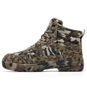 Scarpe da esterno Sandali Stivali da uomo Scarpe da combattimento invernali per uomo Sport all'aria aperta Climb Mountains Cross Country Camouflage Uomo Sneakers masculinos YQ240301