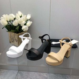 designer sandals rhinestone platform silk sandals women sandals chunky high heels party dress shoes with box 533