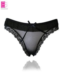 L039Bellagiovanna 2017 Kadınlar İçin Yeni Kılavuzlar Seksi Mesh T Panties Ruffles Nefes Alabaş Külot Şeffaf Knickers Kızlar