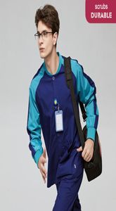 YL013女性男性温かいPPE UPスク​​ラブジャケットナースワークウェアボタンクチュールパフォーマンススクラブジャケットコート医療衣類公式u8775108