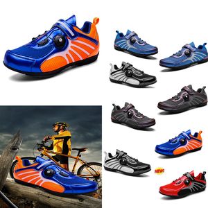 Cykelskor Men Sports Dirt Road Cykelskor Flat Speed ​​Cycling Sneakers Flats Mountain Bicycle Footwear Spd Cleats Shoexcvxcvx Gai