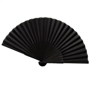 Китайский стиль черный ручной складной веер ретро складной веер ручной работы настенное украшение комплект для релаксации танцевальная вечеринка скидка 240305