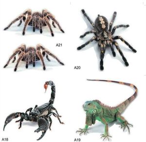 新しいカーステッカー3Dスパイダージェッコアニマルシミュレーションステッカー修正スケートボードBMWメルセデスオートバイバイクラップトップジープカーACCES2231601