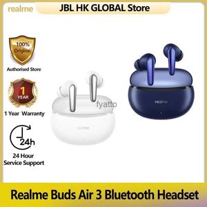 Наушники Наушники Ручные инструменты Realme 100% Buds Air 3 Bluetooth-гарнитура Наушники с активным шумоподавлением 546 мАч Аккумулятор Massiver ResistantH2435