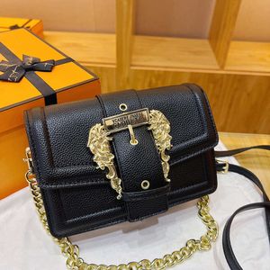 Designer Vercaces Bag Instagram Popular Versatile Bag for Women New Chain Crossbody Bag Fashionable and High Quality Small Fragrant Style Small Square Bag