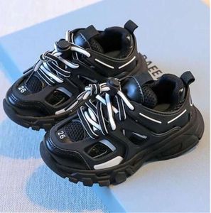 Barnskor designer sneakers spring höst barn sko pojkar flickor sport andas andas barn baby ungdomar läder småbarn 1132ess