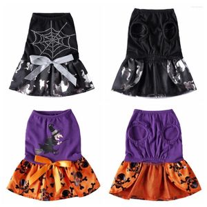 Dog Apparel Halloween Pet Skirt Cat Puppy Cosplay Clothes Cartoon Princess Dress Funny Xmas Cute Costume For Small And Medium Dogs