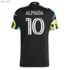 Fotbollströjor 2023 2024 Atlanta United Away Almada Giakoumakis Robinson Home Black 404 Football Shirth243599