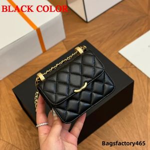 Women Designer Lipstick Bag Two Mini Golden Balls 8 Colors 10x12cm Quilted Leather Gold Hardware Matelasse Chain Cosmetic Case Purse Shoulder Cross Body Handbag