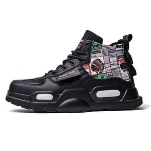 High-top walking sports casual shoes Fashionable men's Black White beige red green Breathable outdoor Designer shoes