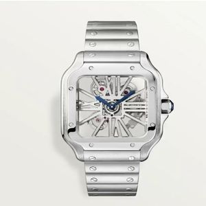 Luxury High Quality Watch Man Classic Quartz Movement Men Watches Designer Rostfritt stål Remskelett Arvur229e