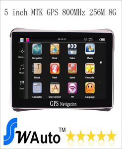 5 بوصة CAR GPS Savigator Navigation System 256m 8g FM Transmit IGO Maps Europeusa Maps Maps9507562