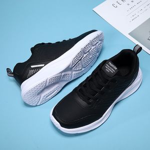 Sapatos pretos femininos para homens casuais azul cinza gai respirável confortável tênis esportivo cor-25 tamanho 35-41 62 wo comtable