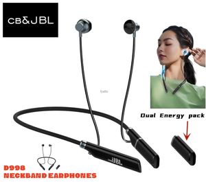 Słuchawki słuchawki Narzędzia ręczne zupełnie nowe CBJBL B998 Bezprzewodowe słuchawki Bluetooth 5.3 MagneticNeckband SCEK Sportseth2435