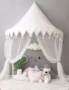 Namiot dla dzieci Play House Portable Princess Castle Dzieci TEPEE Baby Crib Netting Infant Mosquito Bed Canopy 240223