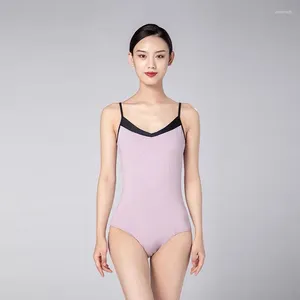 Stage Wear Donna Balletto Body Ginnastica Costume Adulto Splice Pratica Danza Body di alta qualità Ballerina Costume da bagno