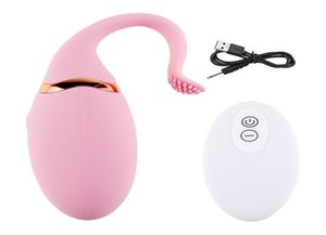 Girino usb de carregamento vibrador silicone à prova dwaterproof água massageador controle remoto com estimulação gspot orgasmo sexual abs brinquedos sexuais para w2667688