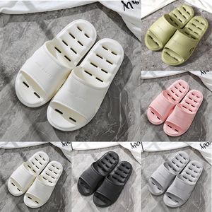 Slippers for men women Solid color hots lows soft black white Beige Multi walking mens womens shoes trainers GAI