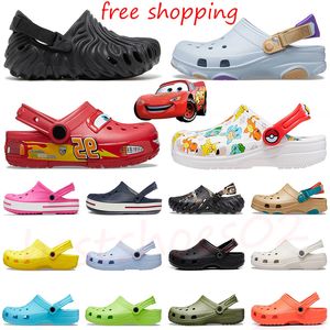 2024 Top Designer Mens Women Kids Croc Charms Sandals Slides Platform CAR CROOS Sandal Black Classic Crocks Salhe Bembury Crocc Sliders toffles Loafers Shoes