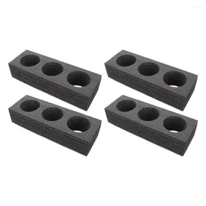 Copos Pires 4 Pcs Suporte de Copo Leite Chá Bebida Espresso Suprimentos de Carro Pérola Algodão Takeout Beverage Carrier