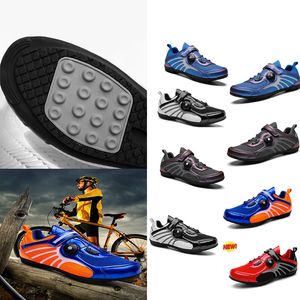 Designer Cycling Shoes Men Sports Dirt Road Cykelskor Flat Speed ​​Cycling Sneakers Flats Mountain Bicycle Footwear Gym Racing Wresting Gai