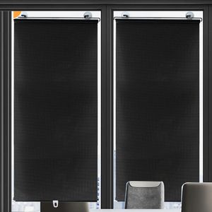 Sunshade Roller blinds Suction Cup Blackout curtains For living room Car Bedroom Kitchen Office Free-Perforated Window Curtain 240304