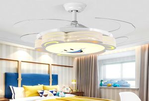 Children039s room bedroom decor led lights for room ceiling fan light lamp dining ceiling fans with lights remote control3571933