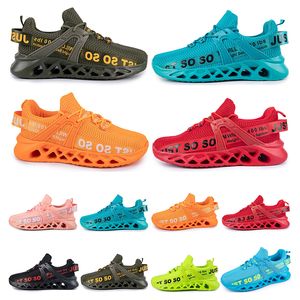 Skor kvinnor andas duk stor gai storlek mode andas bekväm bule gröna casual mens tränare sport sneakers a36 404 wo