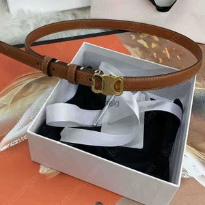 Belts Designer Genuine Leather On Sale Ceinture Luxe Women Belts Formal Shiny Golden Width 2.5cm 1.8cm 240305