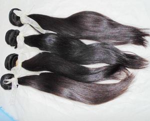 3 pacotes de comprimentos mistos SOMENTE 8A cabelo virgem filipino natural sedoso reto tecer pacotes negócios de longo prazo para sempre24879569502391