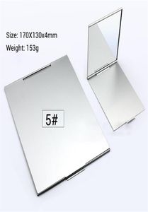 Whole 10pcs Cosmetic Mirror Foldable Ultrathin 5 Sizes Make Up Folding Rectangle Makeup Decorative Y2001141026710