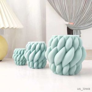 Velas curvadas pilar de silicone velas molde geométrico twirl gota de chuva forma abstrata arte vela fazendo decoração de casa molde de silicone