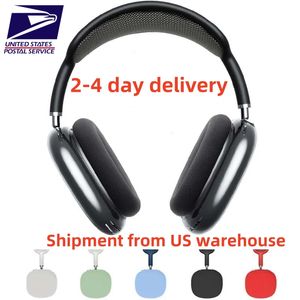 For Airpods Max Headband Headphone Accessories Transparent TPU Solid Silicone Waterproof Protective case AirPod Maxs Headphones Headset cover Case